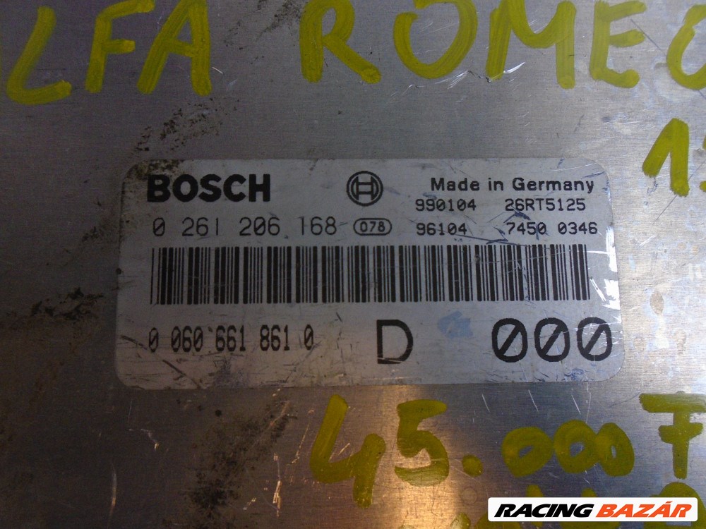 [GYÁRI BONTOTT] ALFA ROMEO - ECU Motorvezérlő - 156 - 2,5 V6  4. kép